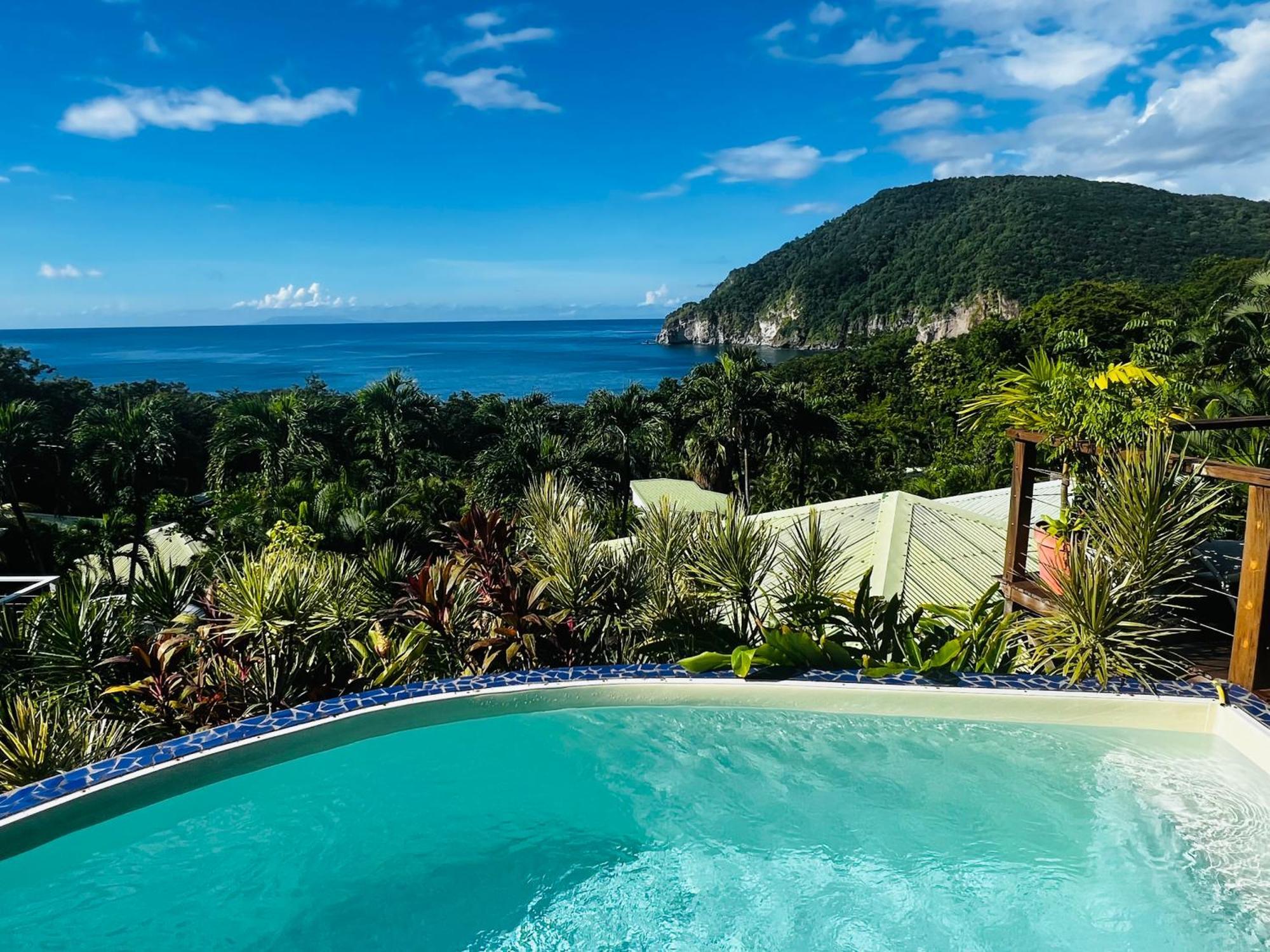 Vue Mer/3Beds/Piscine/Wifi/900 Metres De La Plage Deshaies Buitenkant foto